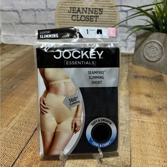 Jockey Other - Jockey Essentials black Women's Soft Cool Slimming High Waisted Brief Size S NEW